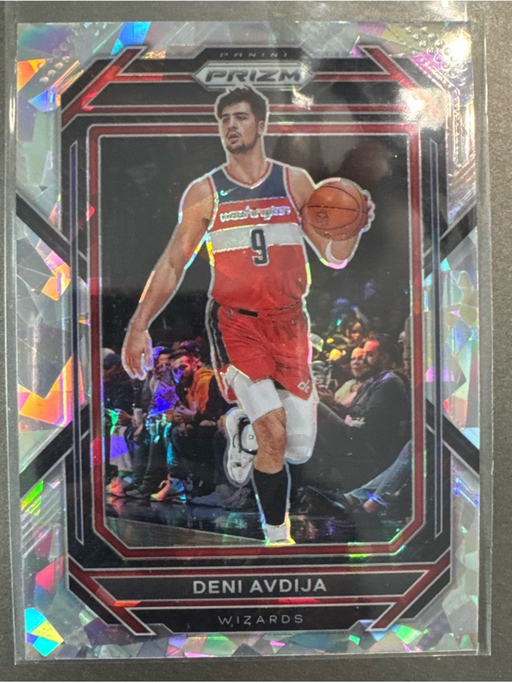 Panini Prizm Deni Avdija Red Washington Wizards Basketball Card